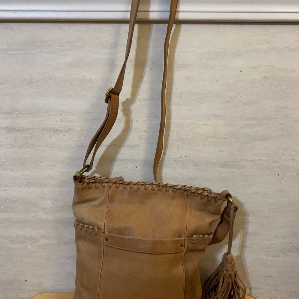 The Sak Ladera Whip Lace Leather Crossbody.